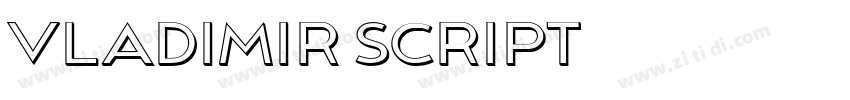 vladimir script字体转换